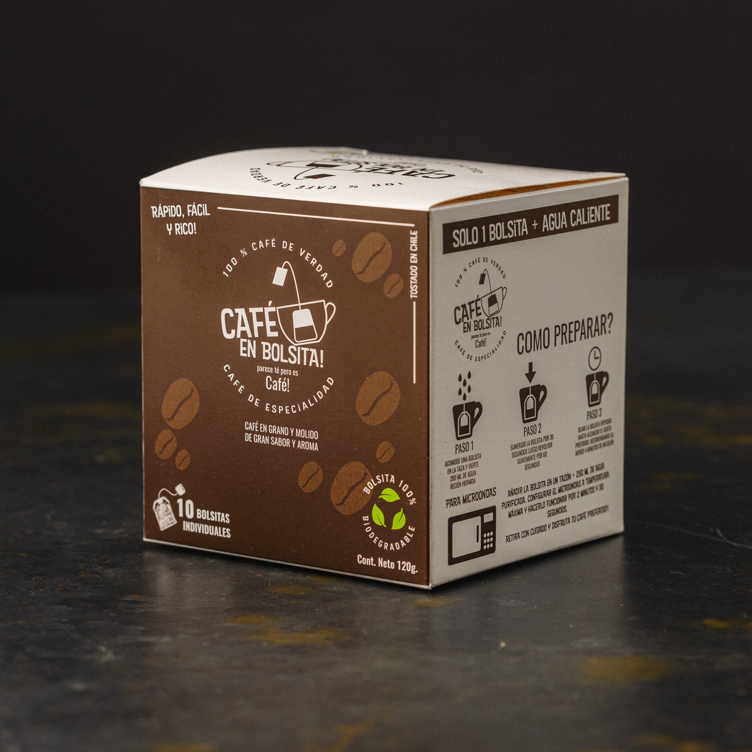 Café en bolsitas. Contiene 20 saquitos