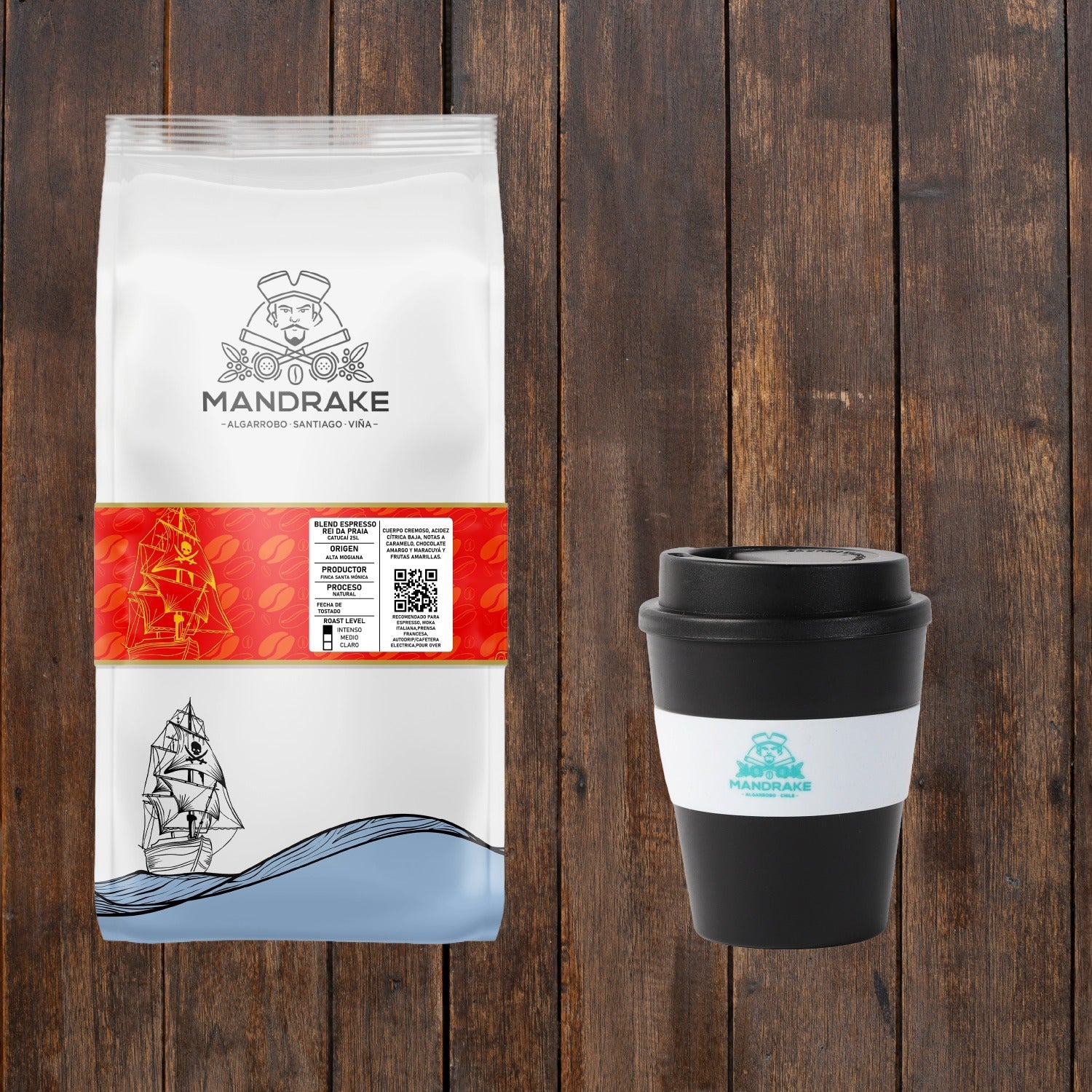 Regalo 1 kg Café Blend “O rei da Praia” + MUG 300 ml