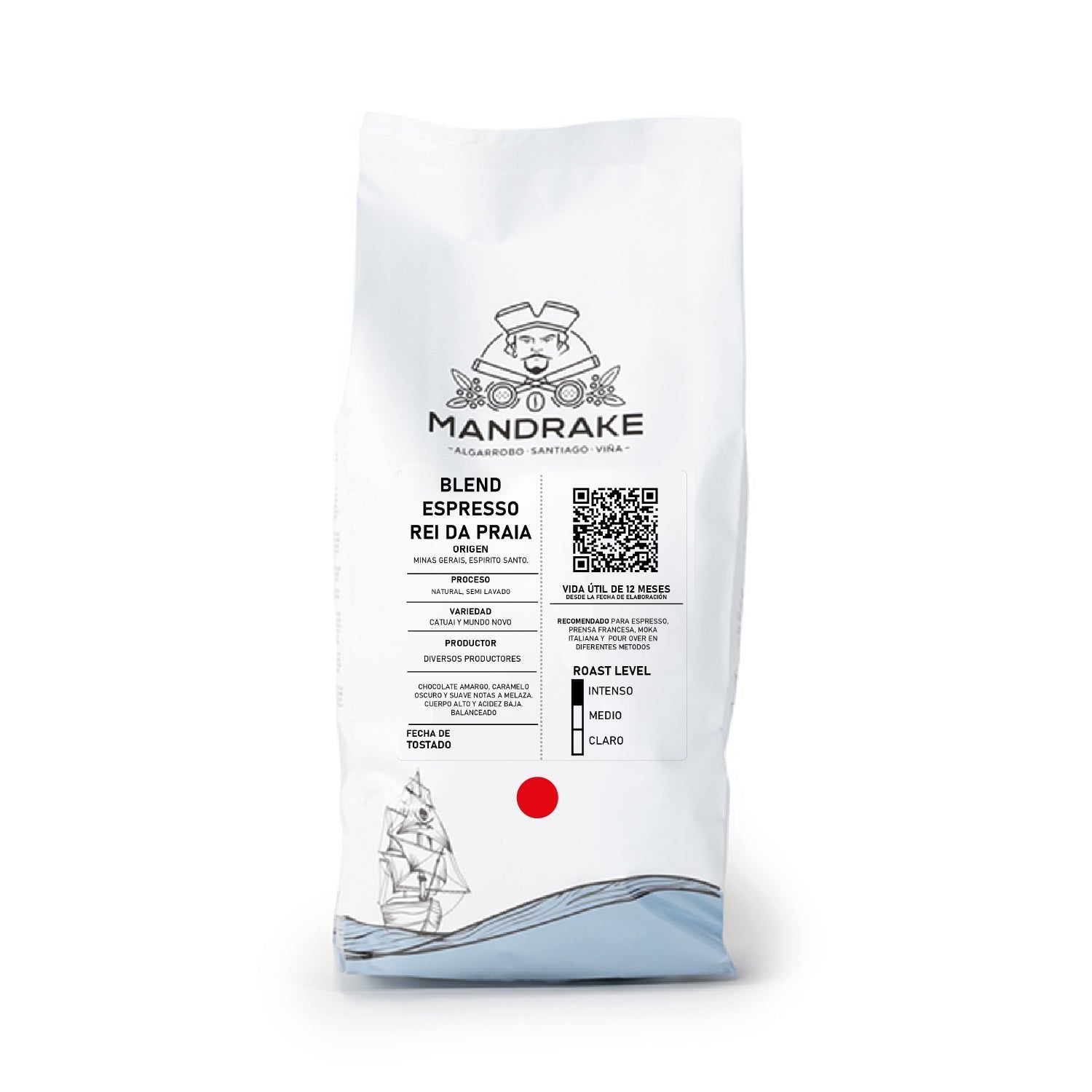 Blend espresso “O rei da Praia” 1 kg.