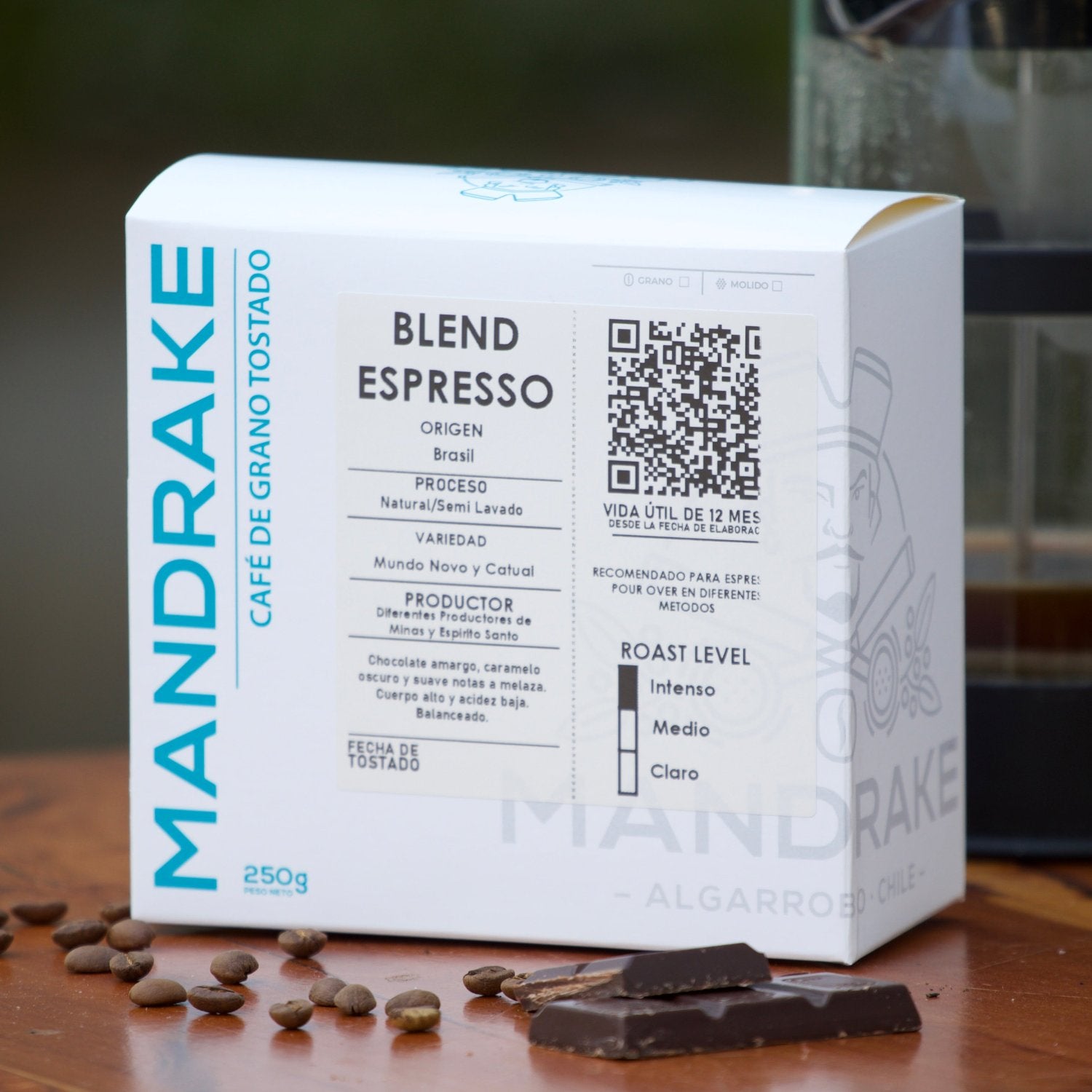 Blend espresso “O rei da Praia” 250 gr.