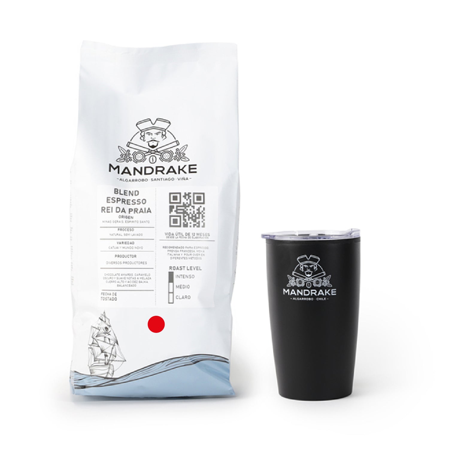 Regalo 1 kg Café Blend “O rei da Praia” + MUG 400 ml